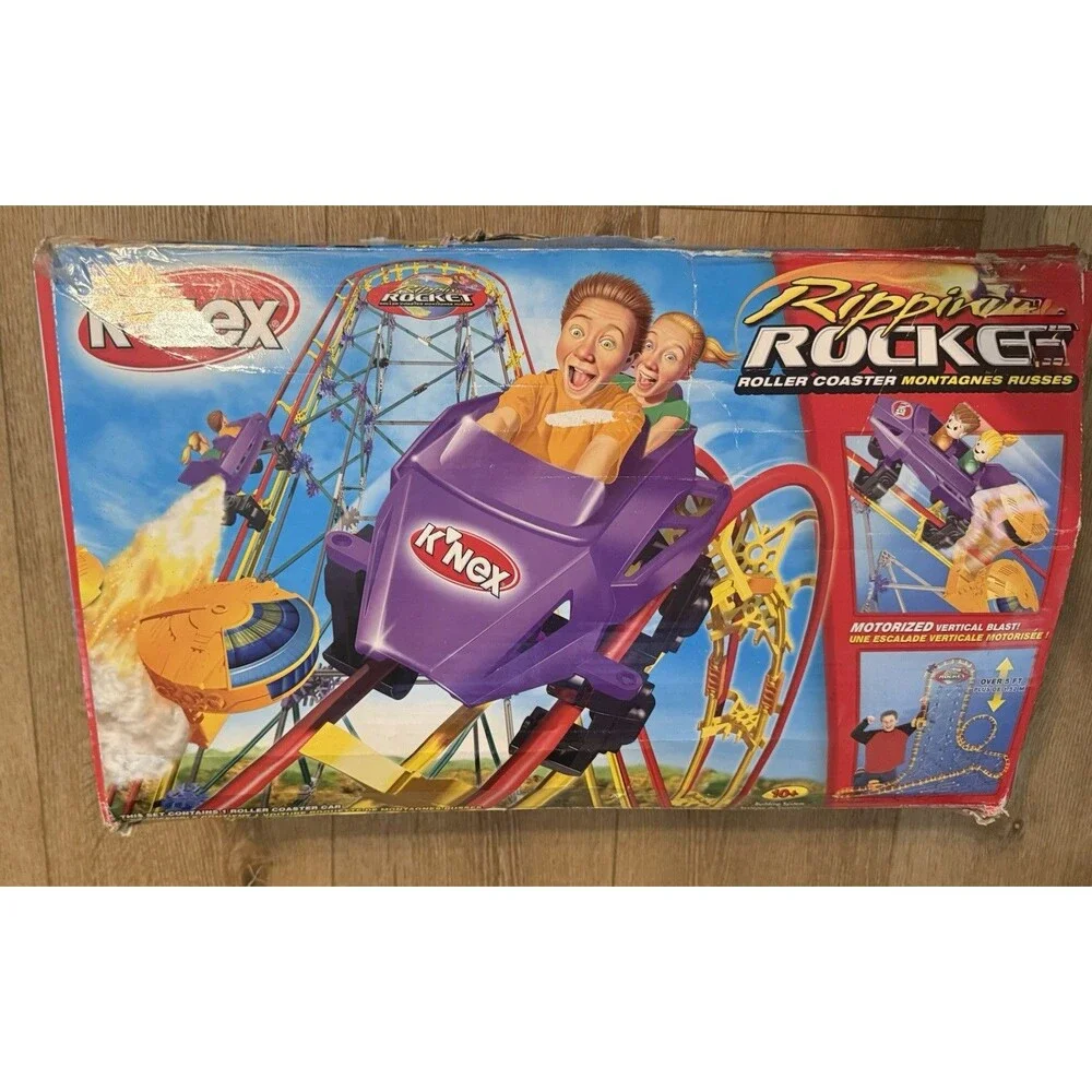 K'Nex Rippin' Rocket Roller Coaster Building Set 63166 / 63105